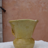 Yellow Wide Mouth Pitcher