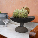 Volcanic Stone Pedestal Bowl