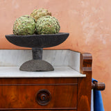 Volcanic Stone Pedestal Bowl