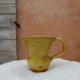 Yellow Wide Mouth Pitcher