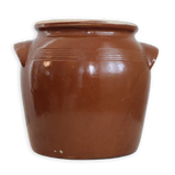 Antique French Terracotta Confit Pot