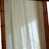 Vintage French Large Faux Bamboo Mirror