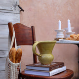 Yellow Wide Mouth Pitcher