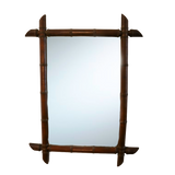 Faux Bamboo Mirror