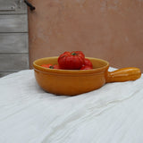 Vintage French Ochre Glazed Gratin Dish