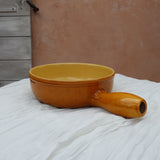 Vintage French Ochre Glazed Gratin Dish