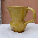 Yellow Wide Mouth Pitcher