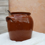 Antique French Terracotta Confit Pot