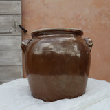 Antique French Terracotta Confit Pot